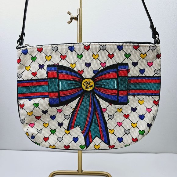 Brighton LOVE AND JOY Tassel Crossbody Pouch Bag Purse Shoulder Bag NWOT - Picture 4 of 8